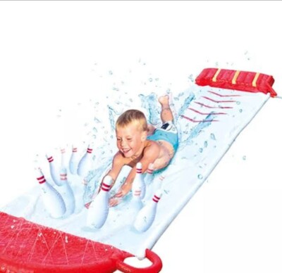 Splashdown aufblasbare Bowlingwasserrutsche