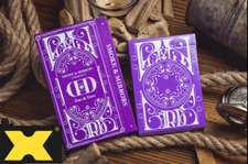 Smoke & Mirrors v9 Deluxe Edition (Purple) Playing Cards by Dan & Dave