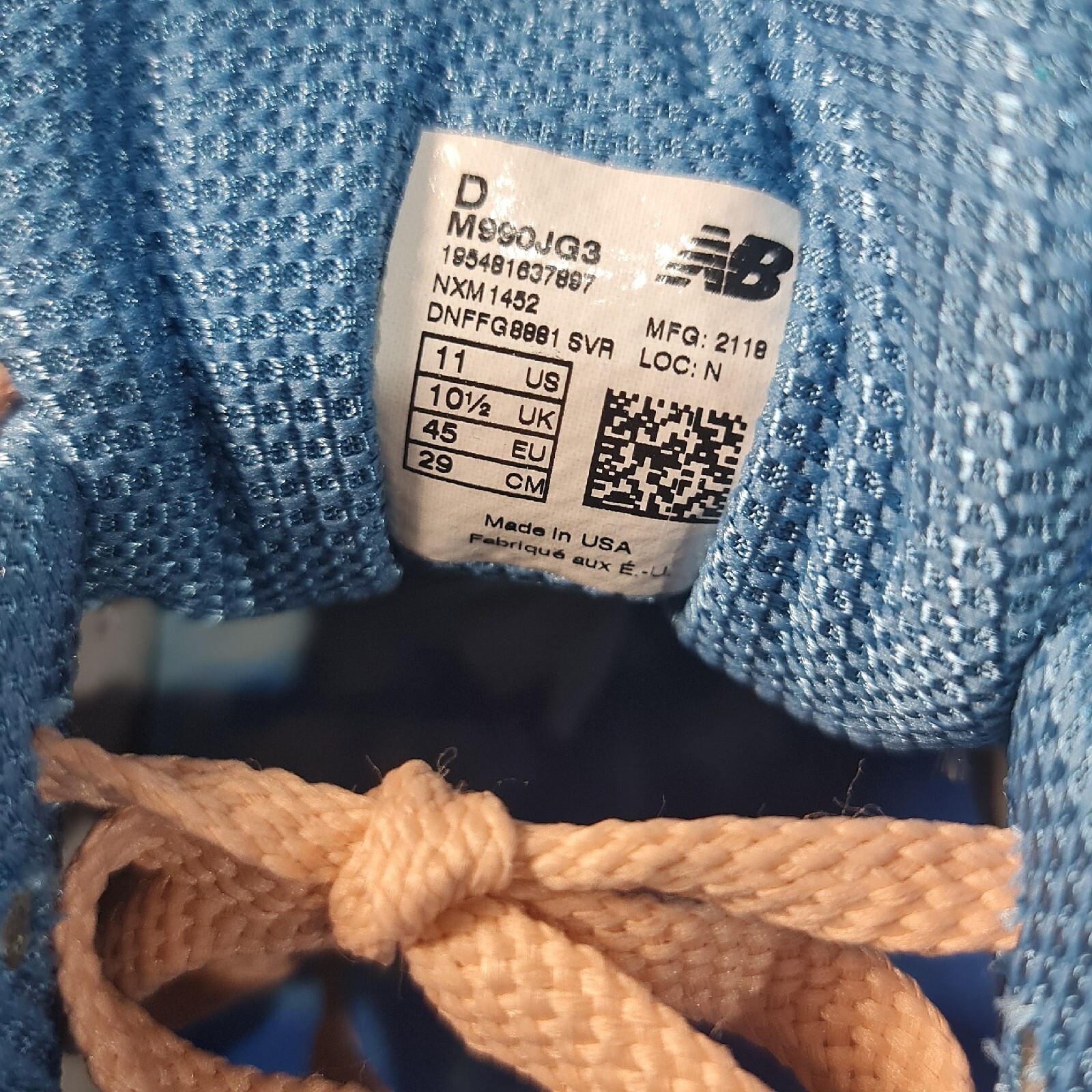 Size 11 New Balance Joe Freshgoods x 990v3 Made In USA 'Outside