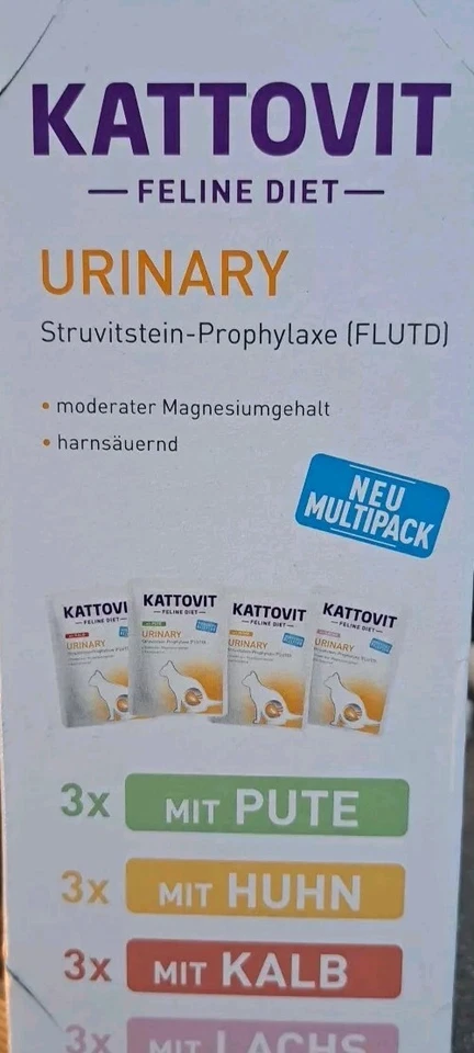 Kattovit Feline Diet Urinary  12x85g  NEU - Bild 2 von 3