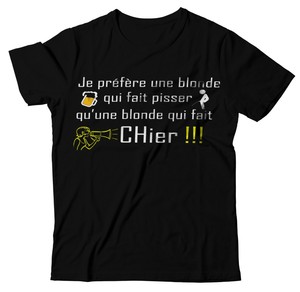 Gratuit Images T Shirt Drole Biere Humour Blague Sur Les Blondes Je Prefere Une le plus cool salutations