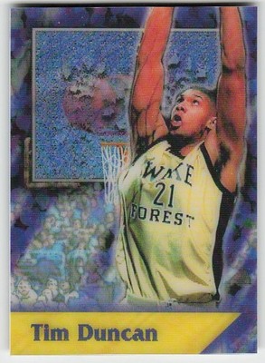 1997 Collector's Edge #10 Tim Duncan BASKETBALL San Antonio Spurs