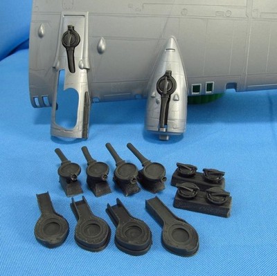 B-17 Flying Fortress Turbochargers 1/48 for Revell/Monogram Aircraft Kit MDR4857