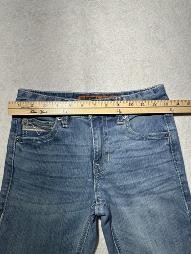 Rock Roll Cowboy Jeans Boys BB 10R Gun Regular Boot Cut Western Youth - Picture 8 of 16