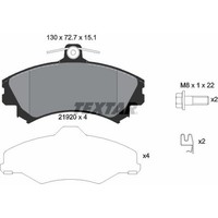 Textar 2192001 Bremsbelagsatz FüR Mitsubishi Volvo Proton Carisma Space Star DA