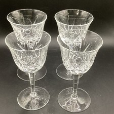 VTG Nachtmann Crystal Clear Cut Nierstein Cordial Wine Glasses-5"-Set of 4