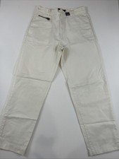 VTG Versace Jeans Couture Women’s Pants Ivory Size 34/38 (EU) 32x30 (USA) Medusa