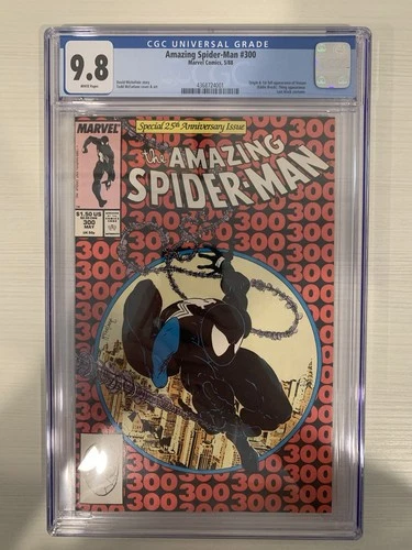 Amazing Spider-Man #300 (1988), CGC 9.8, 1st Appearance Of Venom, White Pages