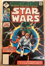 Cómic قديم للمقتنيات de Star Wars No.1 Marvel Comics 1977