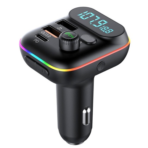 Schlankes Design drahtloser FM-Transmitter für verbessertes Auto-Musikerlebnis - Bild 7 von 12