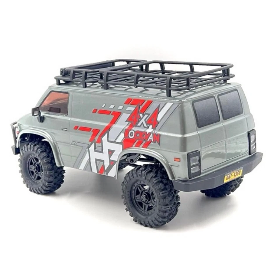 Absima HobbyPlus 1:18 Crawler CR18P EVO-V2 "Rock Van" grau RTR HBP1810503-GY - Bild 2 von 4