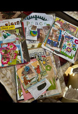 Mystery Junk Journal Kit, Scrapbook Ephemera Stickers