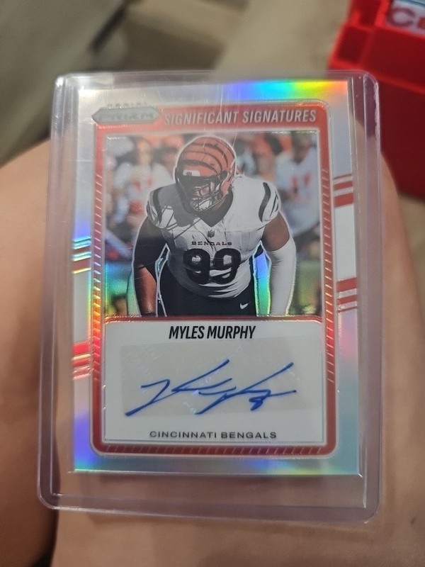 2025 Panini Prizm - Miles Murphy - Significant Signatures - Cincinnati Bengals