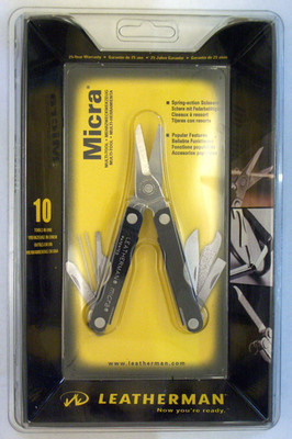 Leatherman Micra (black anodized)- new in package NIP #2093