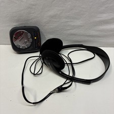 SONY WALKMAN SRF-M35 PORTABLE POCKET AM FM RADIO / Clock W/BELT CLIP TESTED