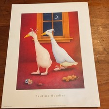 WILL BULLAS Print Bedtime Buddies 1992 First Impressions Print