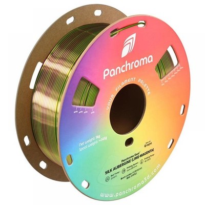 Polymaker Panchroma Dual Silk PLA Filament, 1,75mm, 1kg - Farbton: Aubergine