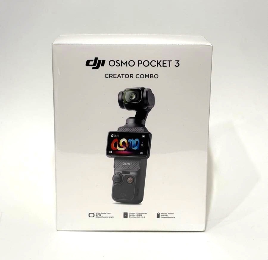 NEW DJI Osmo Pocket 3 Creator Combo 1 Inch CMOS Pocket Gimbal Camera 4K 120fps