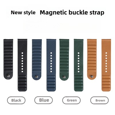 Premium Sports Leather Watch Strap Band 22mm Quick Release Wristband Universal