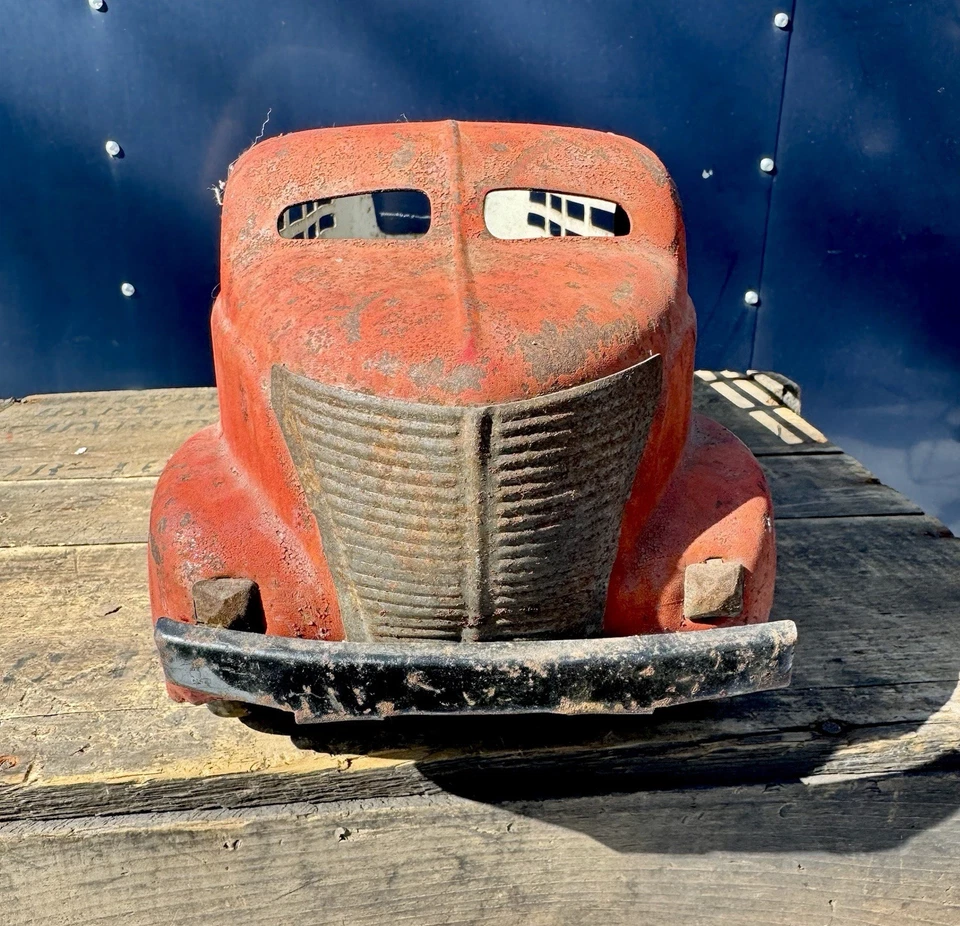 Camión de estaca express nariz de bala aerodinámica Wyandotte Streamline C. 1940 raro de colección Foto 3 de 4