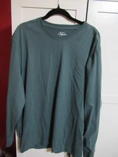 Member's Mark, Women's XXL Green Long Sleeve Crew Tee