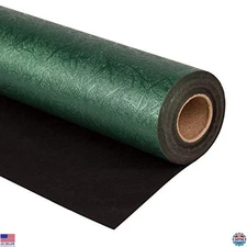 WRAPAHOLIC Jumbo 30" Green & Black Reversible Wrapping Paper Roll - 30" x 16.5