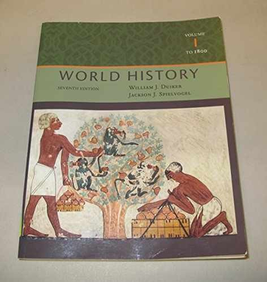 #ad World History Volume I: To Paperback by Duiker William J.; Acceptable n $5.74