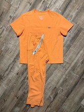 FIGS Men s Scrub Set Shaka Orange XL Regular