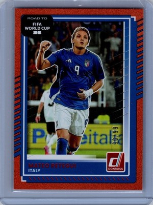 2025-26 Donruss Road to FIFA World Cup #115 Mateo Retegui Optic Orange #/99