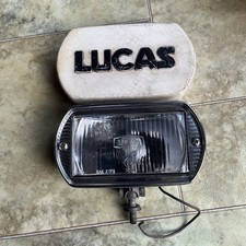 Vintage LUCAS Spot Driving Fog Lamp LUCAS  With Cover 02 320 012 Rally Rare Item