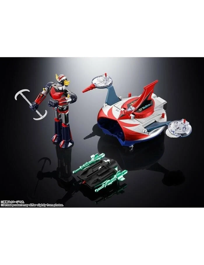 GOLDRAKE - UFO Robot Grendizer & Spazer Poppy Chogokin Deluxe Set Bandai - Photo 2/4