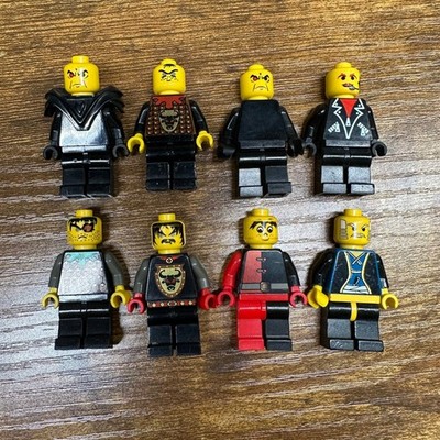 Lego Minifigures Lot Fright Knights Castle Ninja Basil Bat Lord Willa Witch 8pc
