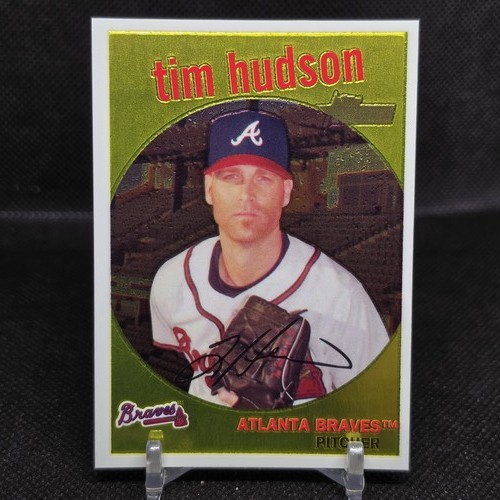 Tim Hudson #C22 2008 Topps Heritage Chrome card