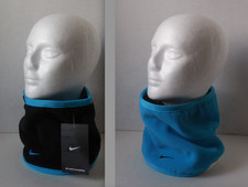 Nike Reversible Fleece Neck Warmer II YOUTH Black/Blue Lagoon