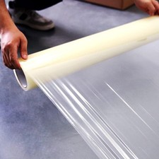 60cm x 50m Carpet Stairs Protector Floor Cover Decorating Protection Clear Roll