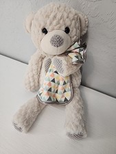 Serena Sleepy Bear Scentsy Buddy 15" Plush with Lovey Blanket White Gray