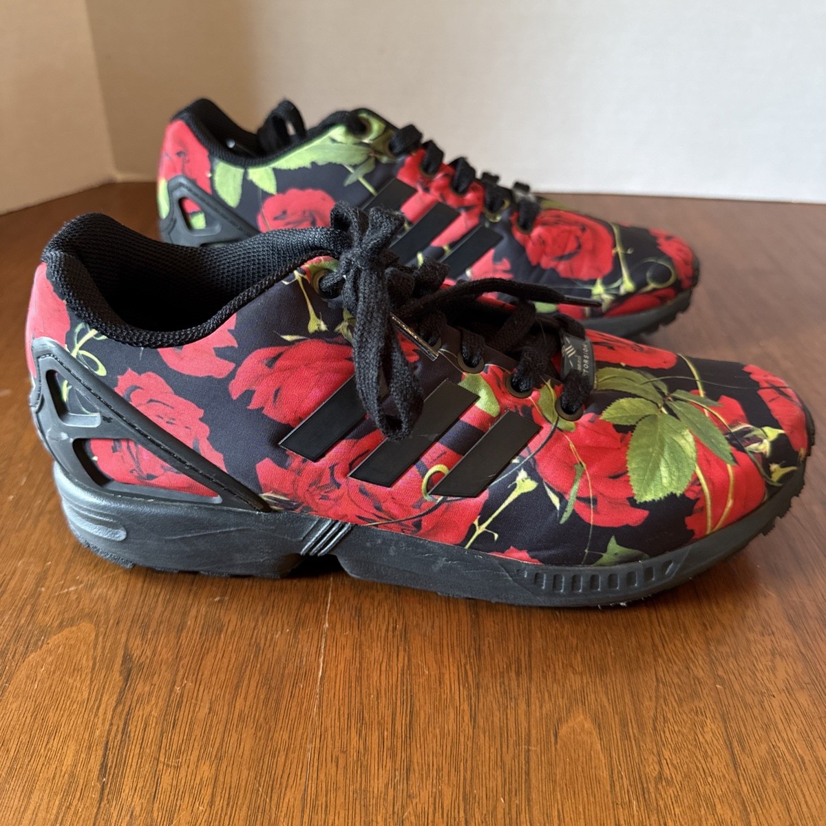 Size 9 - adidas ZX Flux Red Roses W for sale online | eBay
