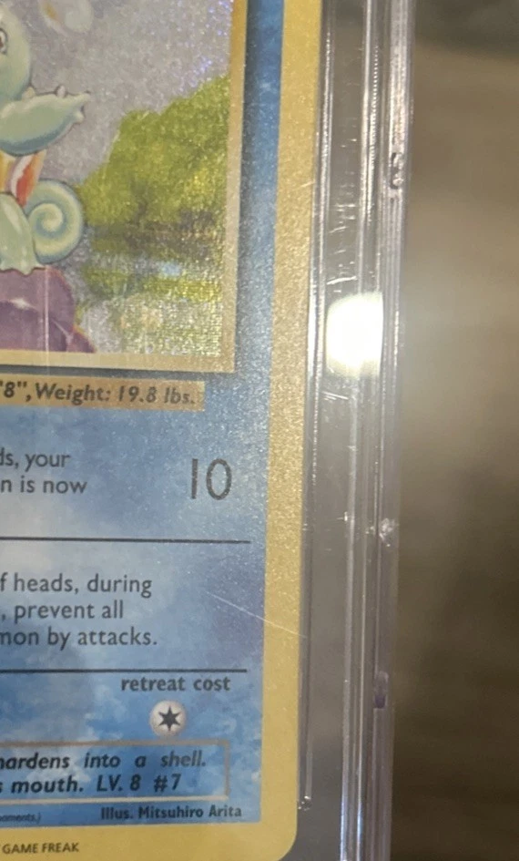 CGC PRISTINE 10 Squirtle 001/034 Trading Card Game Classic Holo (2023) - Image 3 of 3