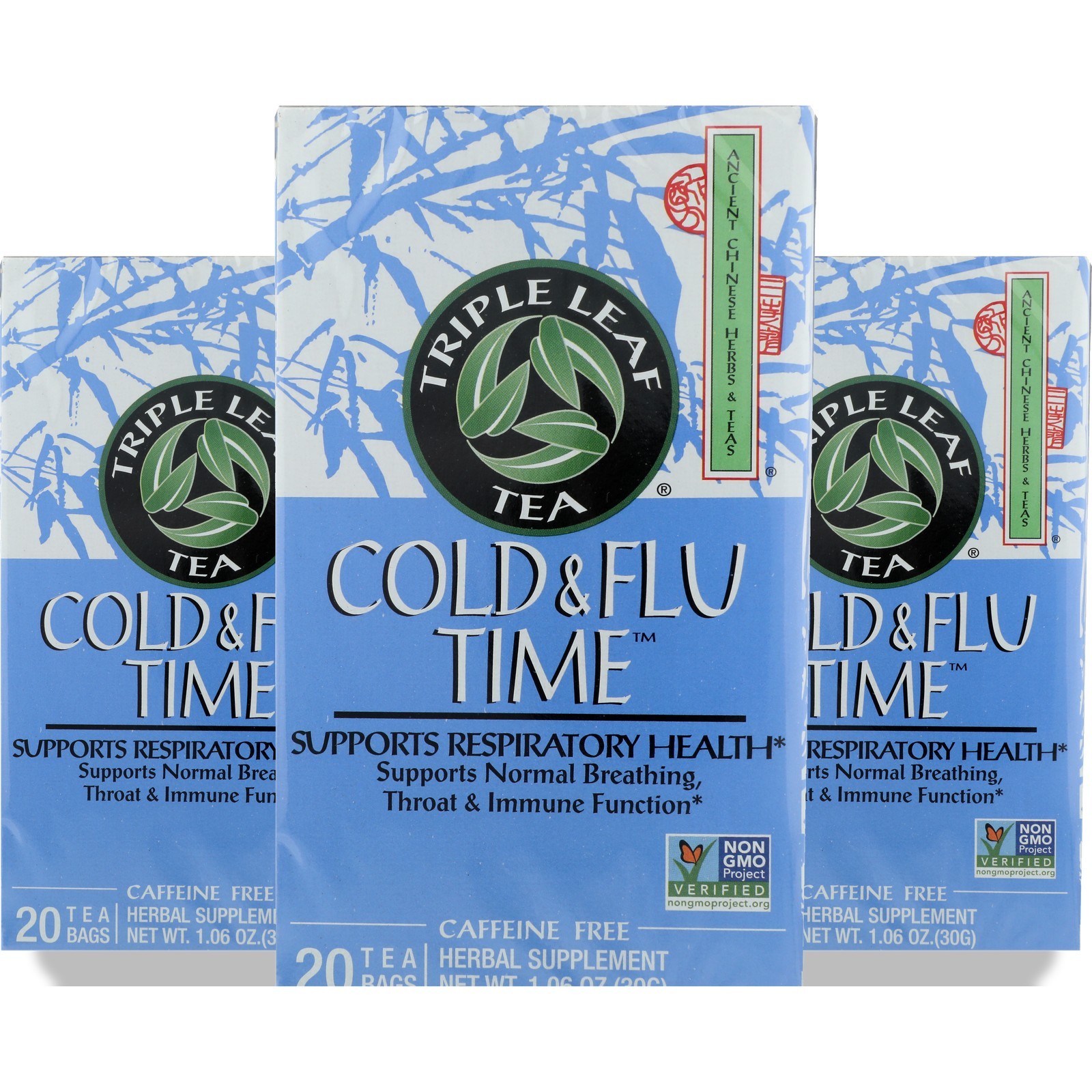 Cold & Flu Time Herbal 20 Bags 3 Pack