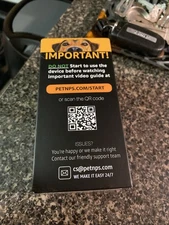 NPS Alpha Anti Bark Tool Dog Behavior Training Device Rechargeable New Open Box