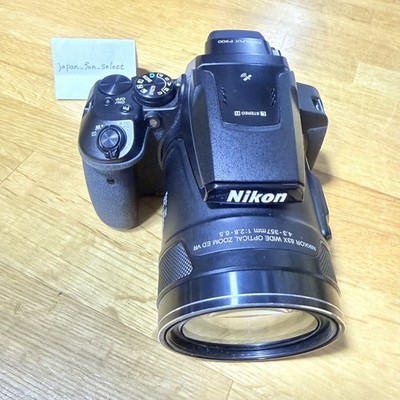 Nikon COOLPIX P900 Black Digital Camera 16MP 83x Zoom Wi-Fi NFC Full HD