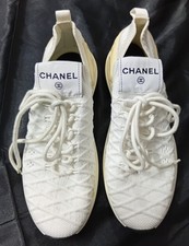 chanel knit fabric sneakers 36EU