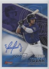 2021 Bowman's Best of Blue Refractor 29/150 Ezequiel Tovar #B21-ET Auto pe8