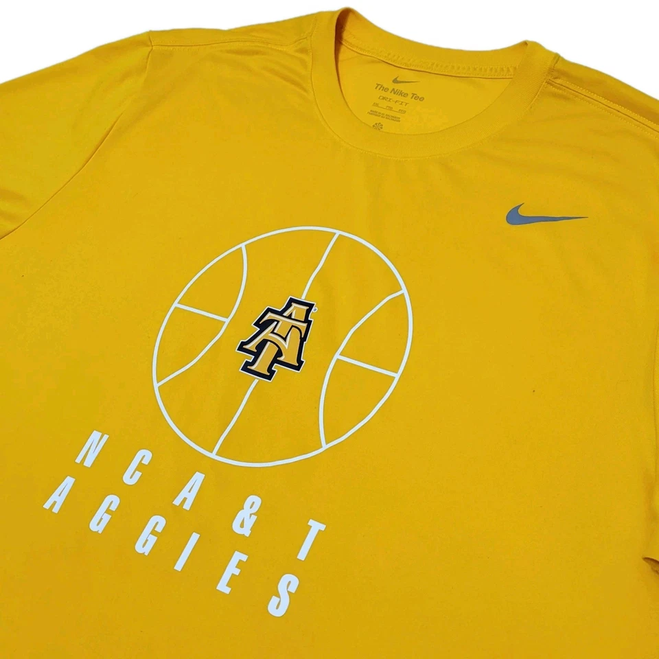 TEAM ISSUED Nike Dri-Fit North Carolina A&T Aggies basketball shirt Mens XXL 2XL - Image 2 of 4