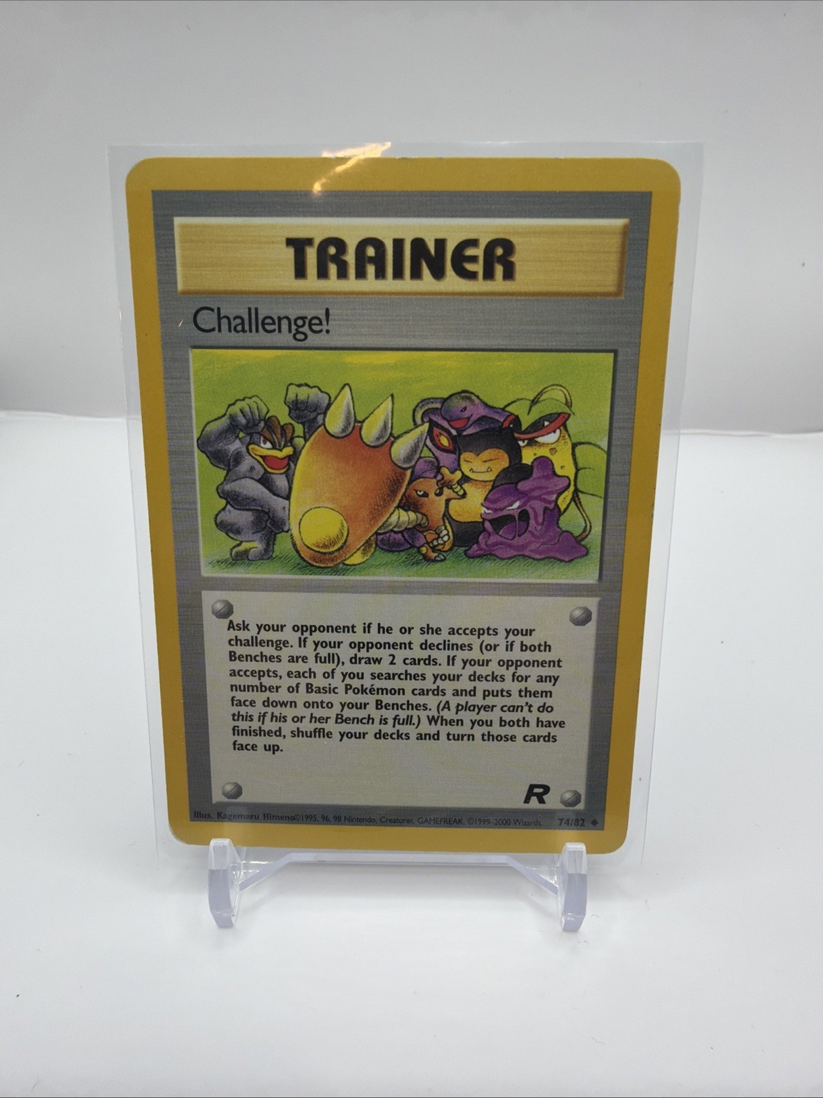 Pokémon TCG Challenge! Trainer 74/82 1st Edition  Team Rocket Wizards 2000