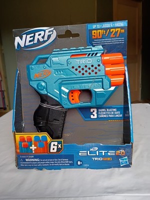 NEW NERF N-Strike Elite 2.0 Blue Trio TD-3 Triple Dart Blaster Gun. 1A1