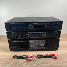 Kenwood Stereo Power Amplifer KM-105 & Pre-Amplifer KC-105 KT-45 Tuner Stack