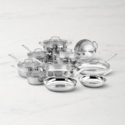 Cuisinart Chef's Classic Stainless-Steel 17-Piece Cookware Set (NEW)
