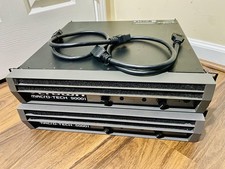 Crown Macro-Tech 9000i 5000i Pro Amplifier W/ Power Cords Made In USA