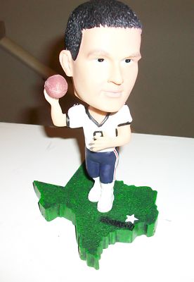 DAVID CARR Texans Bobbing Bobble Head McDonald's White UK